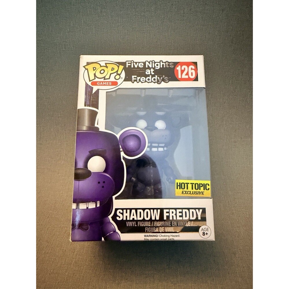 Funko Pop FNAF Shadow Freddy #126 Hot Topic Exclusive Vinyl Figure NEW